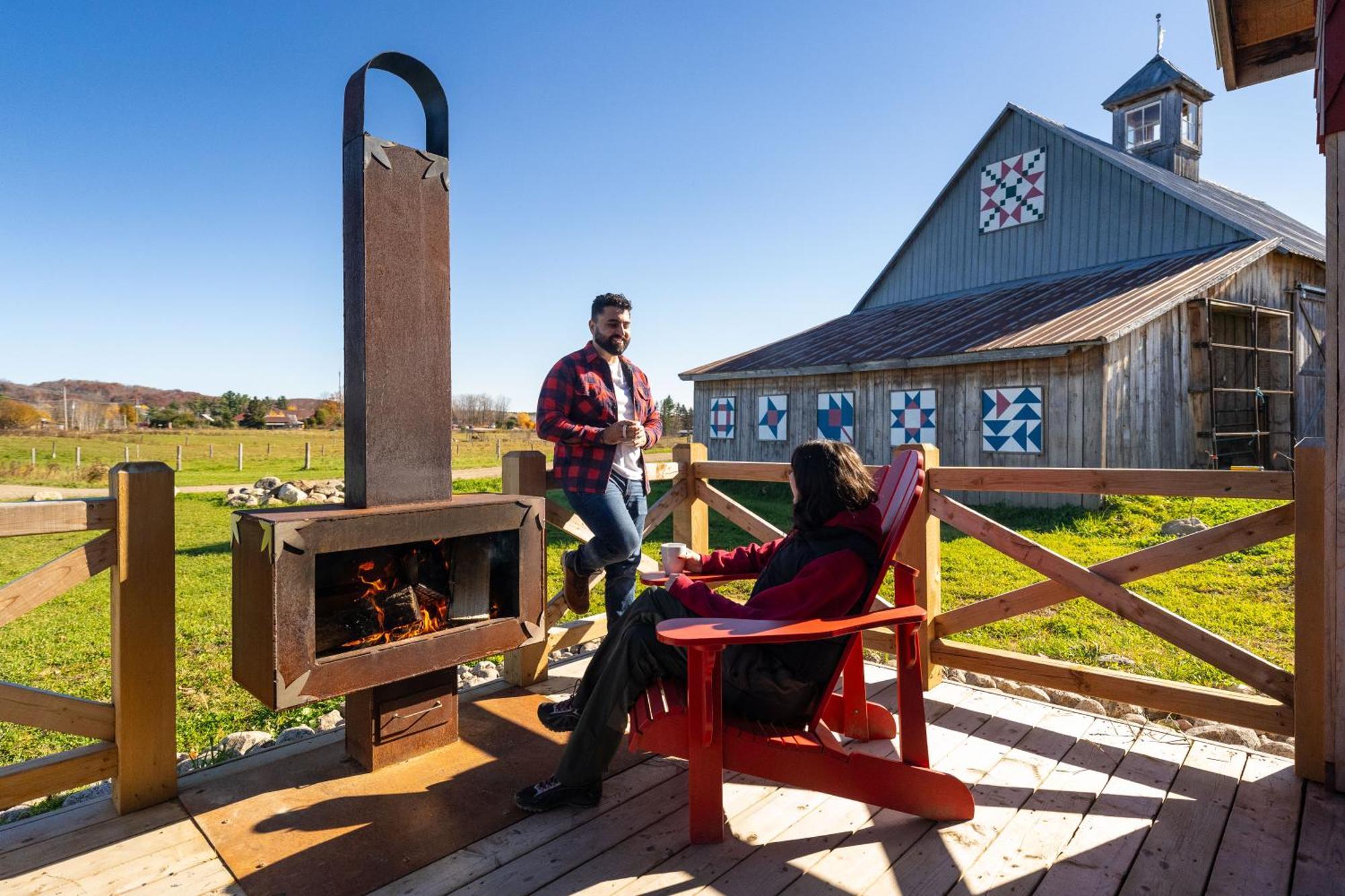 Le Baluchon Eco-Villegiature Saint-Paulin ภายนอก รูปภาพ